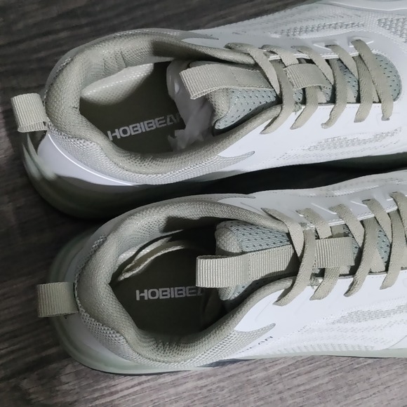 HOBIBEAR Men's Running Shoes Wide Toe Box Zero Drop Sneakers Size 11 WIDE Beige - Picture 9 of 12